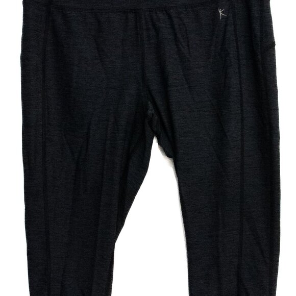 Danskin now Womens Black Compression Leggings Nylon & Polyester Blend Size M - Picture 3 of 8